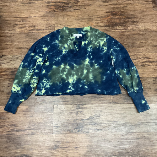 Vist Large View of Product Image Which is Used Something Navy Long Sleeve Top XS-0/2