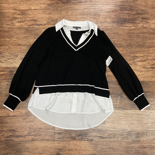 Vist Large View of Product Image Which is Used Adrianna Papell Long Sleeve Top S-4/6