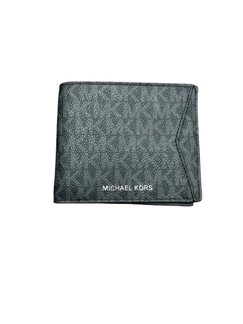 Vist Large View of Product Image Which is Used Michael Michael Kors Mens Leather Wallet