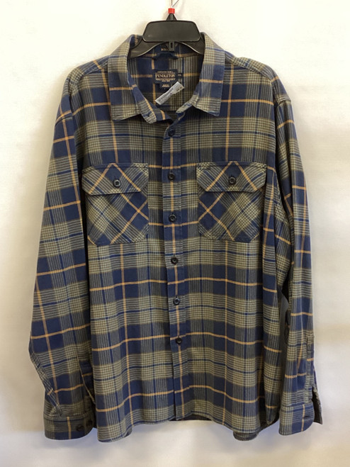 Vist Large View of Product Image Which is Used Pendleton Mens Long Sleeve Top 2X/18-18.5