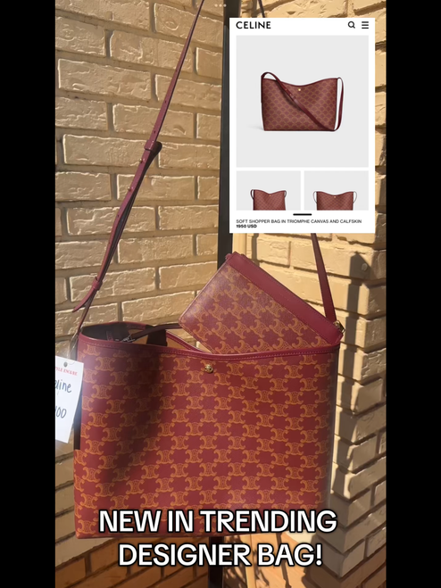 Vist Large View of Product Image Which is Used Celine Large Handbag