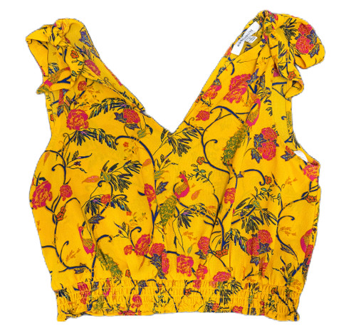 Vist Large View of Product Image Which is Used Rose & Olive Sleeveless Top S-4/6