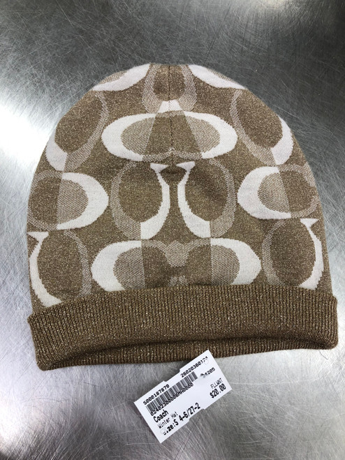 Vist Large View of Product Image Which is Used Coach Winter Hat S 4-6/27-28