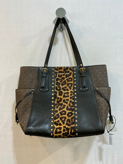 Vist Large View of Product Image Which is Used Michael Kors Large Leather Handbag