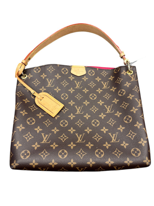 Vist Large View of Product Image Which is Used Louis Vuitton Large Leather Handbag
