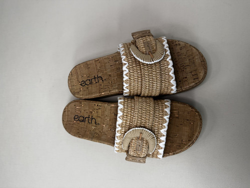 Vist Large View of Product Image Which is Used Earth Wedge Sandals 7