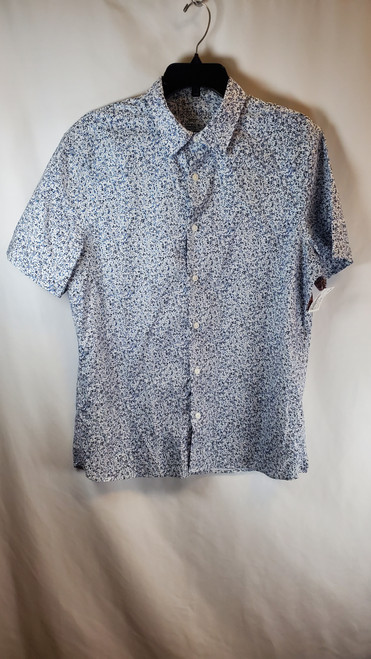 Vist Large View of Product Image Which is Used Perry Ellis Mens Short Sleeve Top L/16-16.5