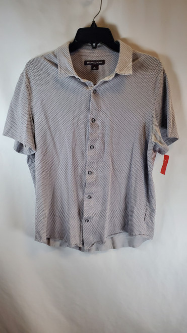 Vist Large View of Product Image Which is Used Michael Michael Kors Mens Short Sleeve Top L/16-16.5