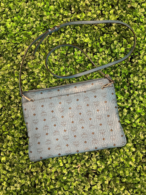 Vist Large View of Product Image Which is Used MCM Munchen Leather Wristlet