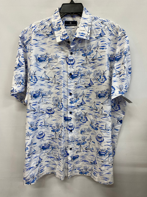 Vist Large View of Product Image Which is Used Hart Schaffner Marx Mens Short Sleeve Top 2X/18-18.5