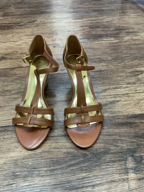 Vist Large View of Product Image Which is Used Lauren Ralph Lauren Wedge Sandals 7