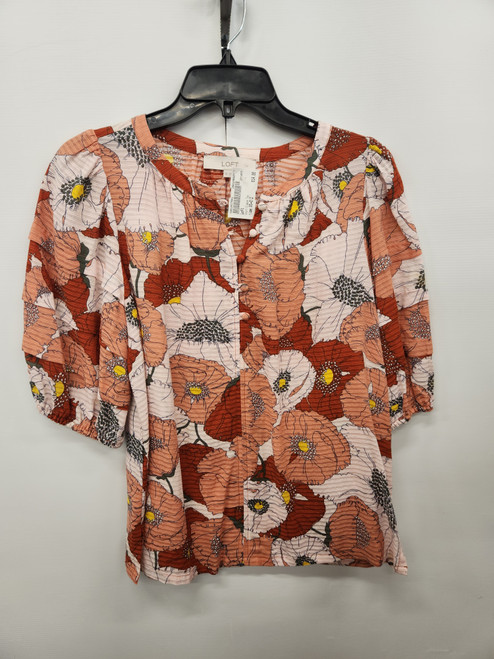 Vist Large View of Product Image Which is Used Loft Short Sleeve Top XS-0/2