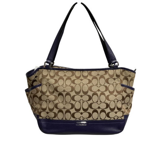 Vist Large View of Product Image Which is Used Coach Large Leather Handbag