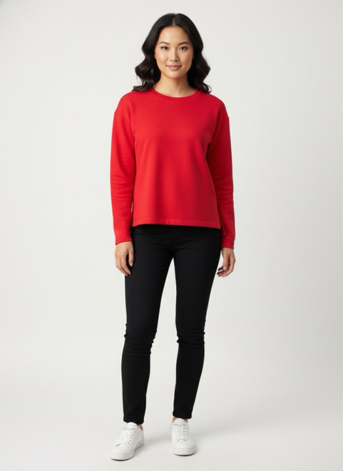 Vist Large View of Product Image Which is Used Spanx Active Active Sweatshirt S-4/6