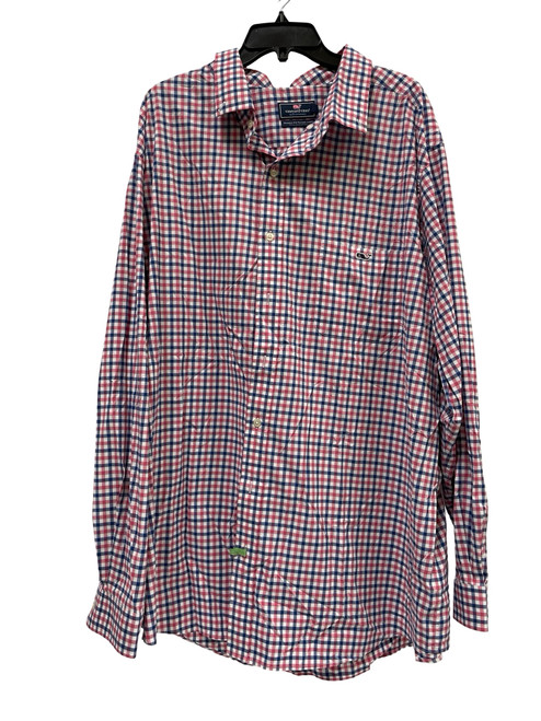 Vist Large View of Product Image Which is Used Vineyard Vines Mens Long Sleeve Top 3X/19-19.5