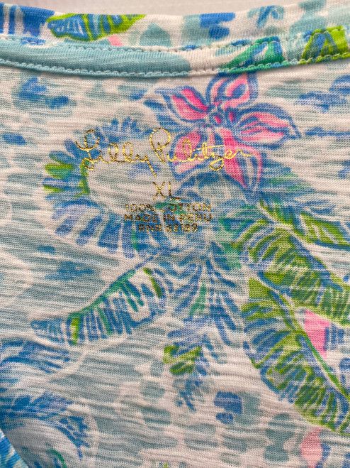Vist Large View of Product Image Which is Used Lilly Pulitzer Short Sleeve Top XL-16