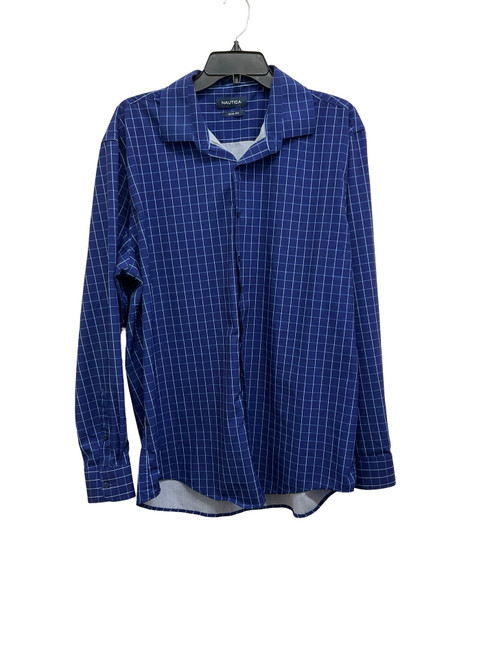 Vist Large View of Product Image Which is Used Nautica Mens Long Sleeve Top XL/17-17.5