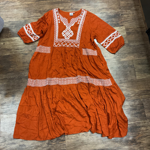 Vist Large View of Product Image Which is Used Parsley & Sage Long Dress B 1X-18