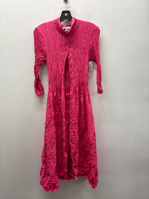 Vist Large View of Product Image Which is Used  Alquema pink Long Dress B S-4/6