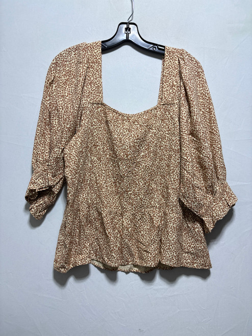 Vist Large View of Product Image Which is Used Cream Long Sleeve Top L-12/14