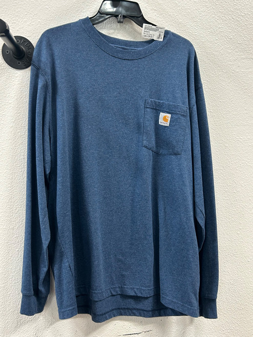 Vist Large View of Product Image Which is Used Carhartt Mens Long Sleeve Top L/16-16.5