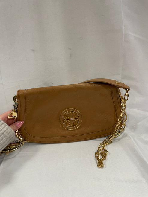 Vist Large View of Product Image Which is Used Tory Burch Large Leather Handbag