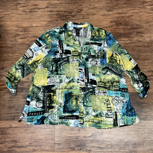 Vist Large View of Product Image Which is Used Ali Miles Long Sleeve Top XL-16