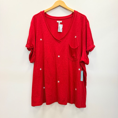 Vist Large View of Product Image Which is Used Pilcro Short Sleeve Top 3X-22