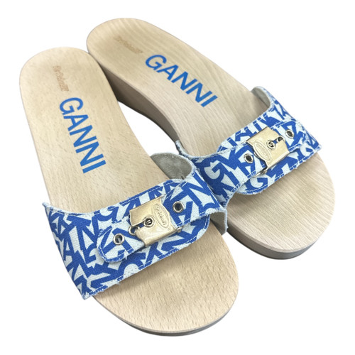 Vist Large View of Product Image Which is Used Ganni Wedge Sandals 8