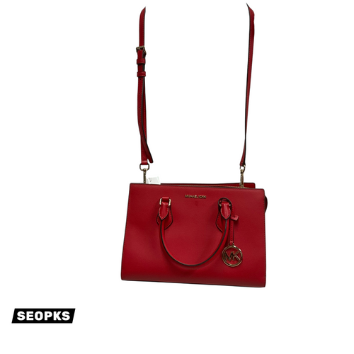 Vist Large View of Product Image Which is Used Michael Michael Kors Large Leather Handbag