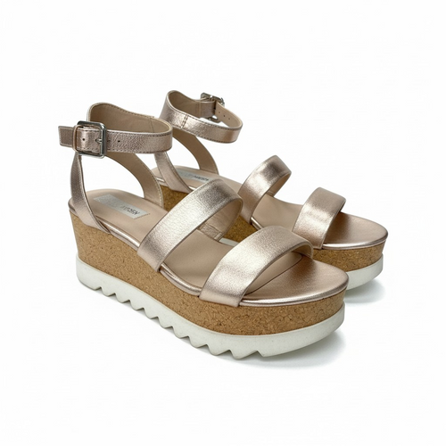 Vist Large View of Product Image Which is Used Steve Madden Wedge Sandals 8.5