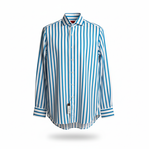 Vist Large View of Product Image Which is NWT Isaia Mens Long Sleeve TopL / 16.5