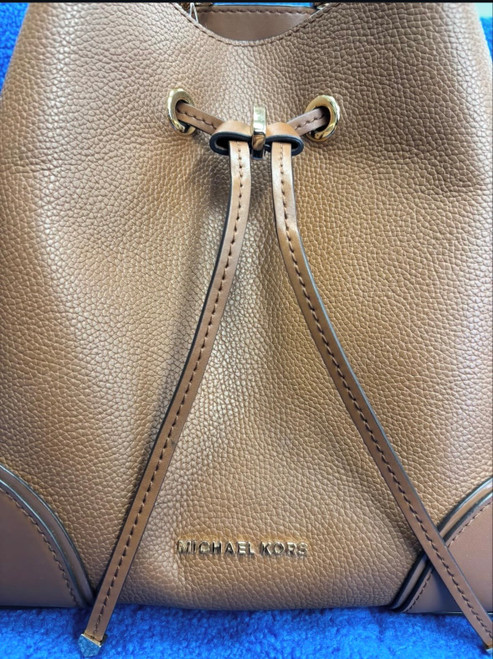 Vist Large View of Product Image Which is Used Michael Michael Kors Small Leather Handbag