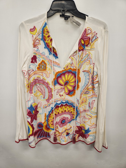 Vist Large View of Product Image Which is Used Boston Proper Long Sleeve Top S-4/6