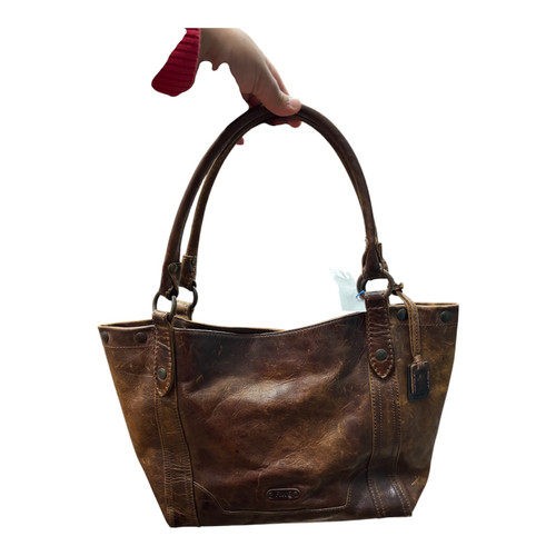 Vist Large View of Product Image Which is Used Frye Xlarge Leather Handbag