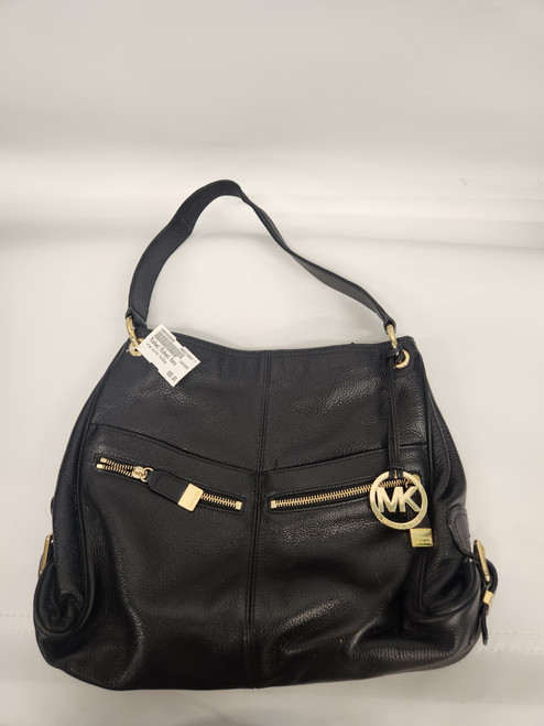 Vist Large View of Product Image Which is Used Michael Michael Kors Large Leather Handbag