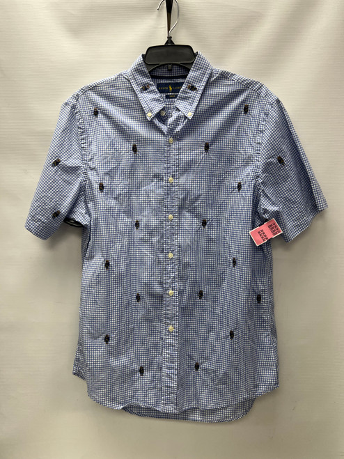 Vist Large View of Product Image Which is Used Ralph Lauren Mens Short Sleeve Top L/16-16.5