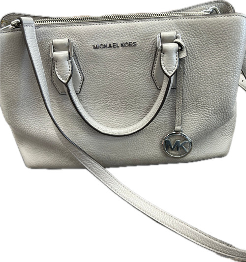 Vist Large View of Product Image Which is Used Michael Michael Kors Large Leather Handbag