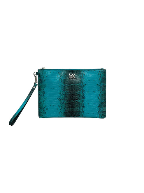 Vist Large View of Product Image Which is Used Michael Kors Leather Wristlet