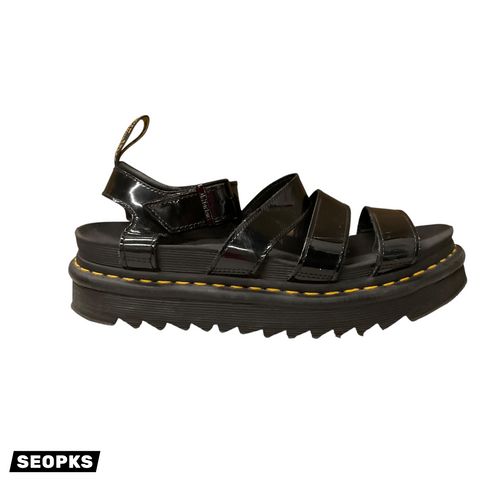 Vist Large View of Product Image Which is Used Dr. Martens Wedge Sandals 8