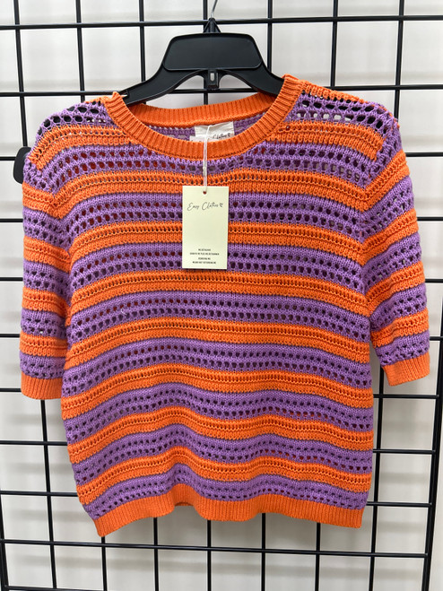 Vist Large View of Product Image Which is Used Easel Short Sleeve Sweater M-8/10