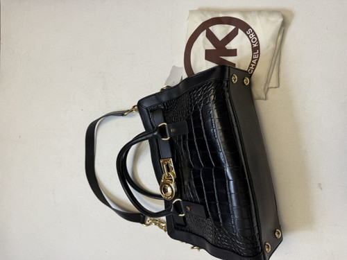 Vist Large View of Product Image Which is Used Michael Michael Kors Large Leather Handbag