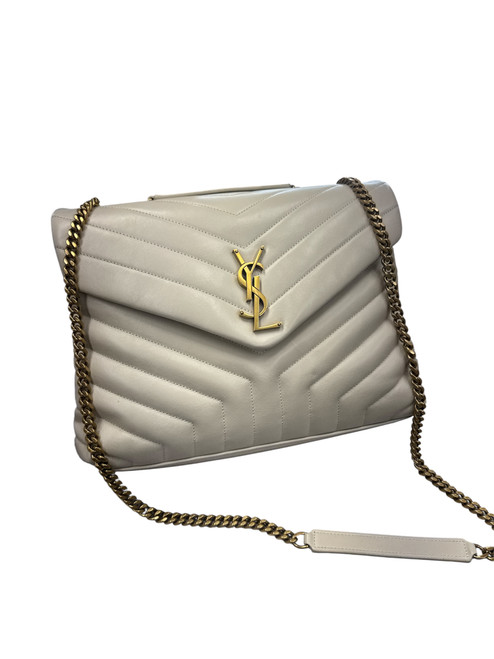 Vist Large View of Product Image Which is Used Yves Saint-Laurent Large Leather Handbag