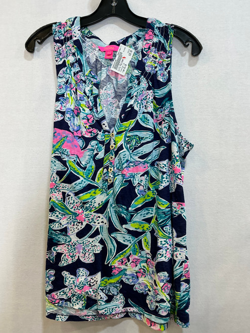 Vist Large View of Product Image Which is Used Lilly Pulitzer Sleeveless Top XL-16