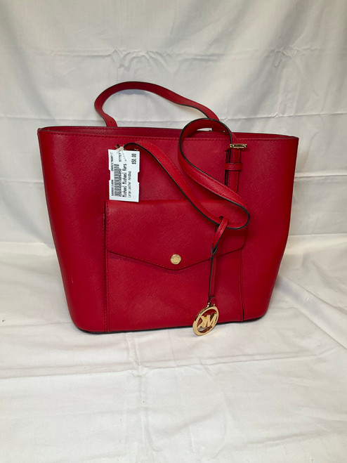 Vist Large View of Product Image Which is Used Michael Michael Kors Large Leather Handbag