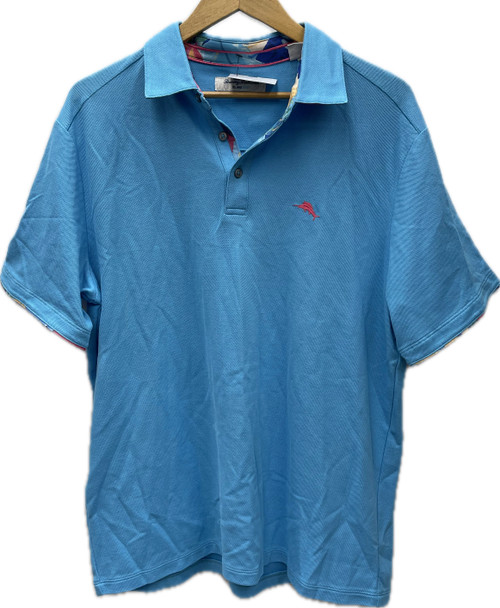 Vist Large View of Product Image Which is Used Tommy Bahama Mens Short Sleeve Top L/16-16.5