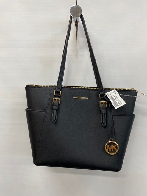Vist Large View of Product Image Which is Used Michael Michael Kors Large Leather Handbag