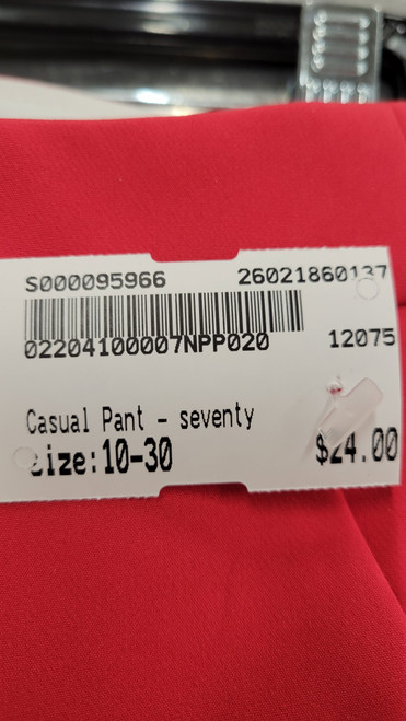 Vist Large View of Product Image Which is Used Red Seventy Casual Pant 10-30