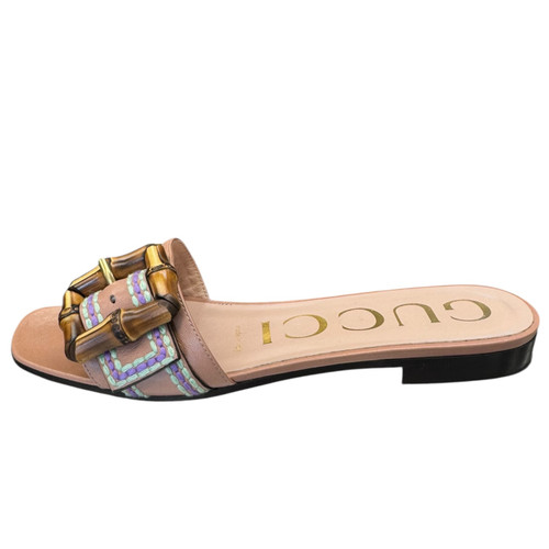Vist Large View of Product Image Which is Used Gucci Bamboo Sandals 5.5
