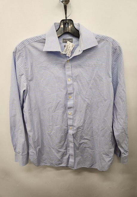 Vist Large View of Product Image Which is Used Michael Michael Kors Mens Long Sleeve Top L/16-16.5